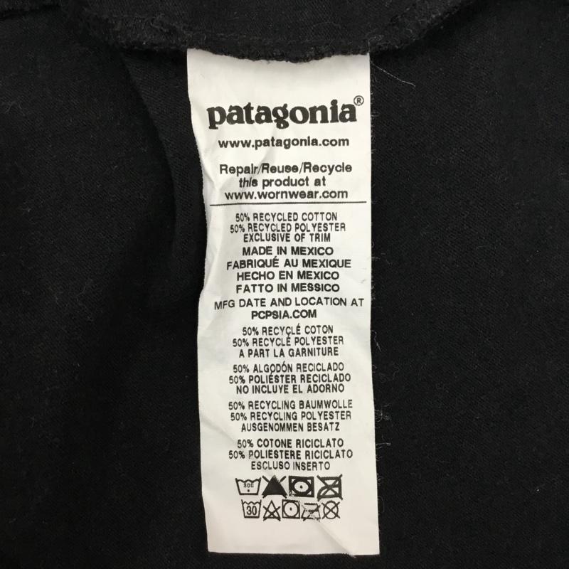 パタゴニア patagonia カットソー 長袖 38518sp21 LOGORESPONSIBILITEE 長袖カットソー プリントTシャツ M ロゴ、文字 黒 / ブラック /  メンズ USED 古着 中古 10108789