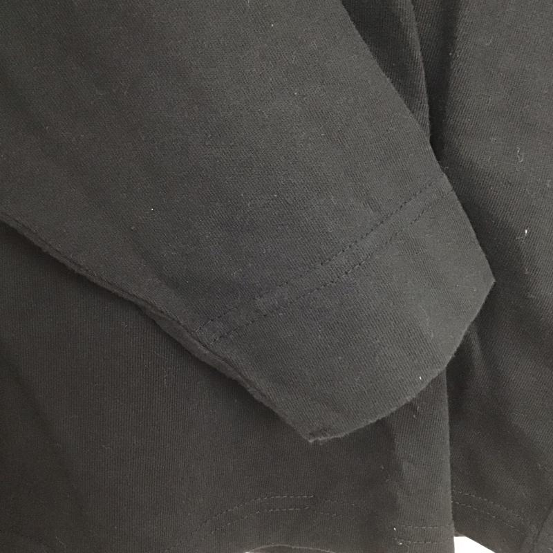 モンベル mont-bell カットソー 長袖 2104725 ペアスキンコットンロングスリーブT クルーネックカットソー プリントTシャツ M ロゴ、文字 黒 / ブラック /  メンズ USED 古着 中古 10131108