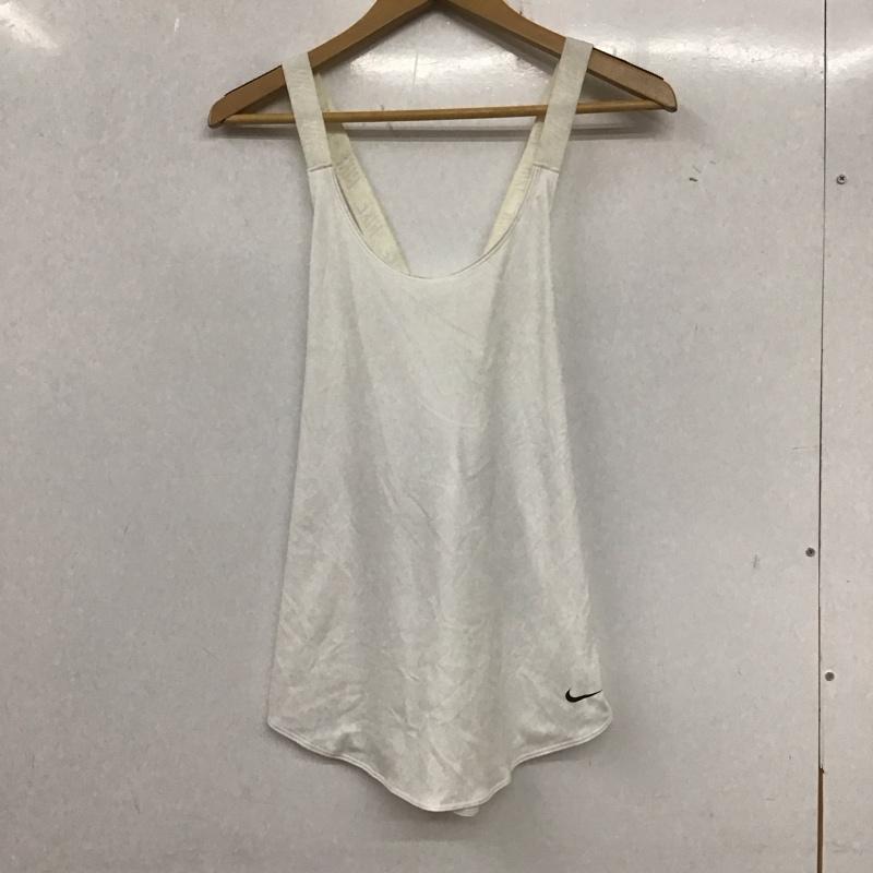 ナイキ NIKE タンクトップ タンクトップ AO9792-100 エラスティカ タンク トレーニングタンクトップ DRI-FIT タグ付き M ロゴ、文字 白 / ホワイト /  レディース USED 古着 中古 10135594