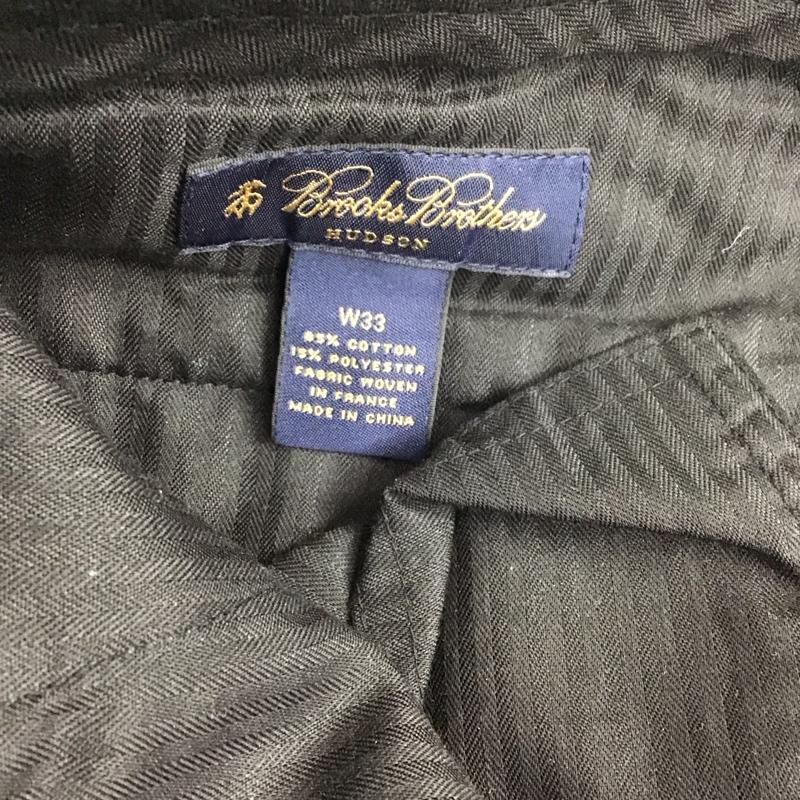 ブルックスブラザーズ BROOKS BROTHERS ボトムス ボトムス コーデュロイパンツ W33 サンタクロース クリスマス 刺繍 33インチ 総柄 黒 / ブラック /  メンズ USED 古着 中古 10111215