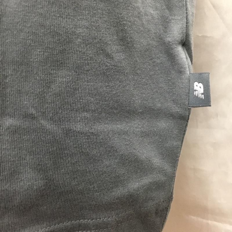 ニューバランス New Balance Tシャツ 半袖 半袖カットソー プリントTシャツ クルーネックカットソー XL ロゴ、文字 灰 / グレー /  メンズ USED 古着 中古 10119709