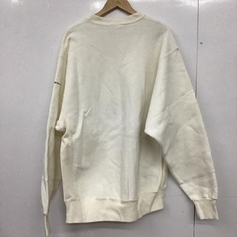 古着 USED トレーナー 長袖 長袖トレーナー スウェット クルーネック プルオーバー XL ロゴ、文字 白 / ホワイト /  メンズ USED 古着 中古 10146950
