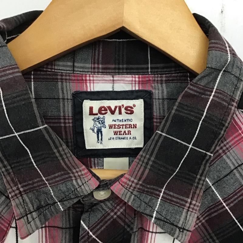 リーバイス Levi s シャツ、ブラウス 長袖 長袖シャツ チェックシャツ カラーシャツ M チェック マルチカラー / マルチカラー /  メンズ USED 古着 中古 10134071
