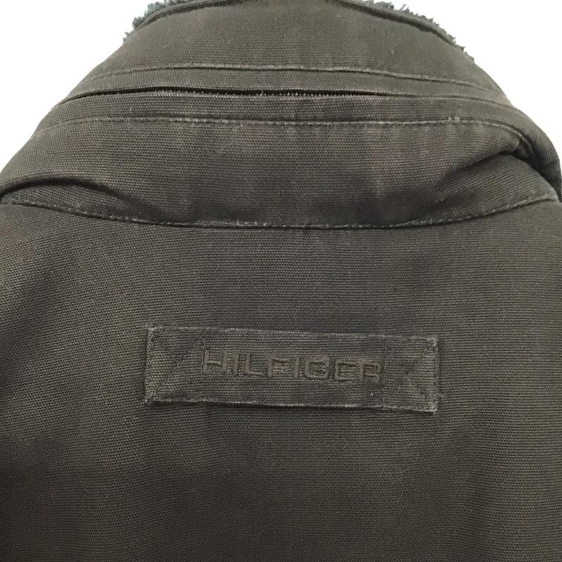 トミーヒルフィガー TOMMY HILFIGER ジャケット、上着 ジャンパー、ブルゾン ジップアップジャケット アウター 古着 M ロゴ、文字 茶 / ブラウン /  メンズ USED 古着 中古 10129066