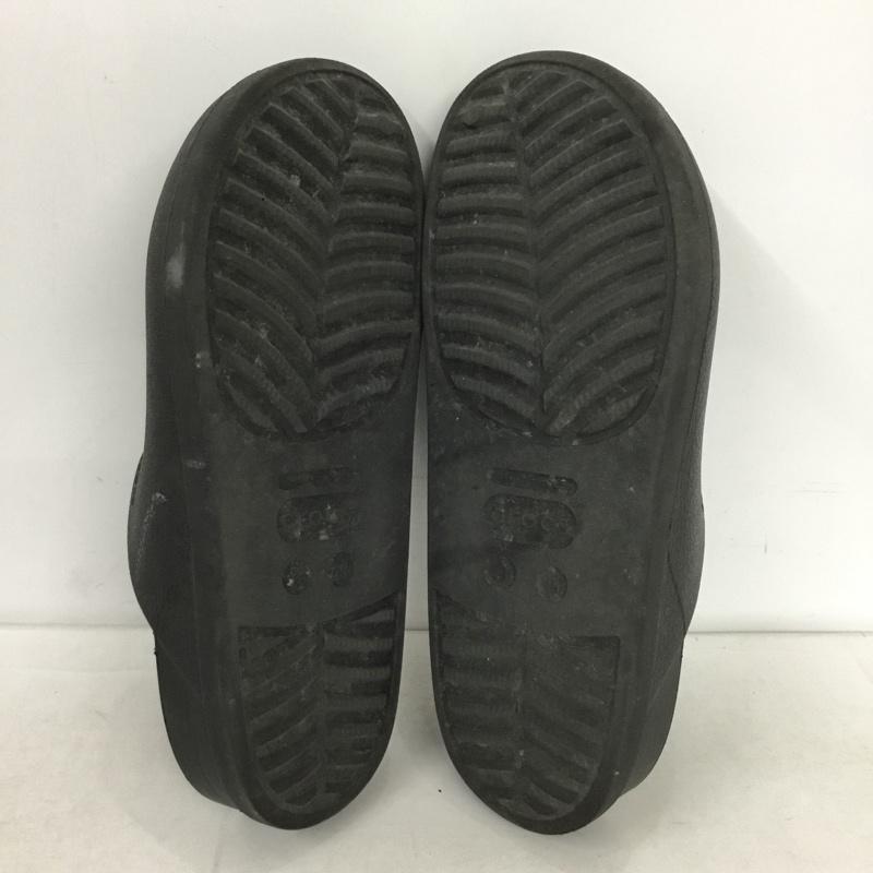 クロックス crocs サンダル サンダル 209366 DYLAN CLOG M9 W11 ロゴ、文字 黒 / ブラック /  メンズ USED 古着 中古 10148800