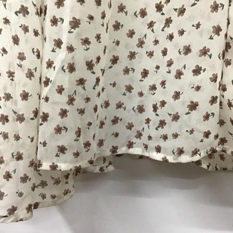 ナイスクラップ NICE CLAUP ワンピース ロングスカート 841720340 小花柄 サイドレースアップOP FREE レディース USED 古着 中古 10131472