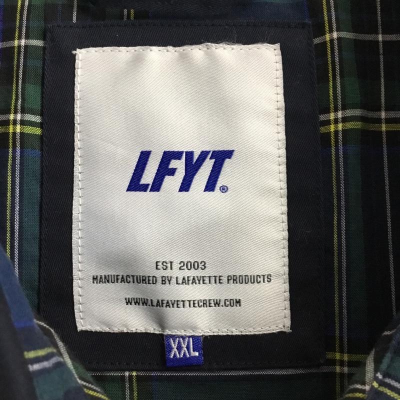 ラファイエット Lafayette ジャケット、上着 ジャンパー、ブルゾン XXL ロゴ、文字 紺 / ネイビー /  メンズ USED 古着 中古 10110018