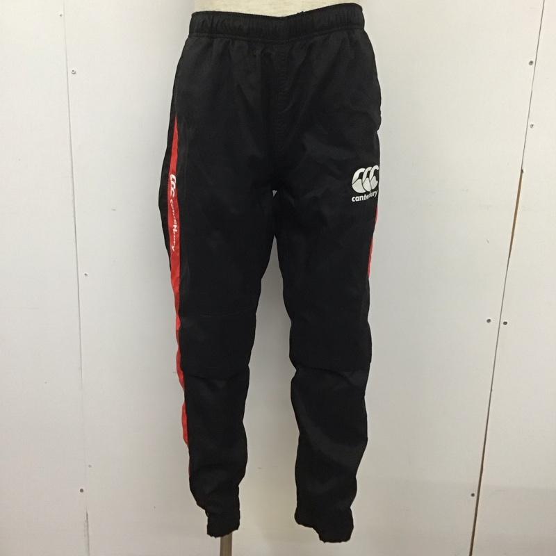 カンタベリー CANTERBURY セットアップ セットアップ ジャージ M 無地 黒 / ブラック / X 赤 / レッド /  メンズ USED 古着 中古 10134436