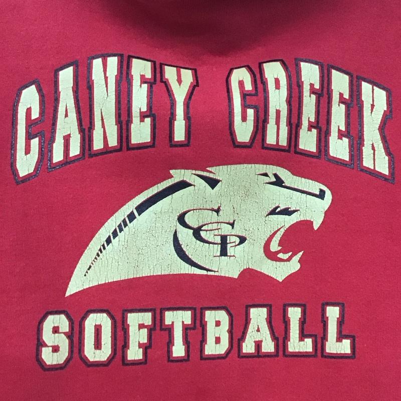 ジャージーズ JERZEES パーカー 長袖 長袖パーカー プルオーバーパーカー スウェット M ロゴ、文字 赤 / レッド /  メンズ USED 古着 中古 10148236