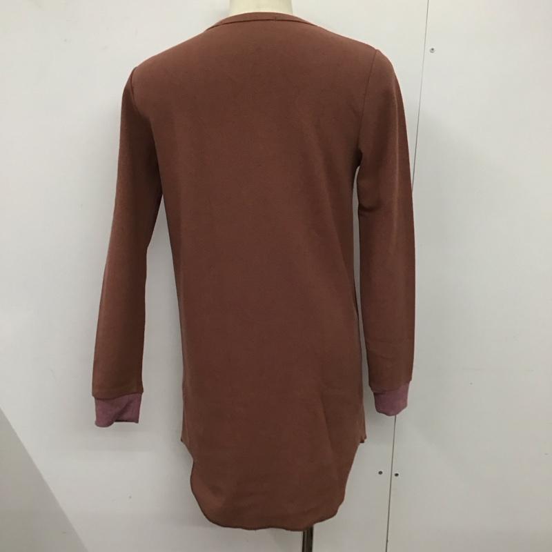 ノーアイディー NO ID. カットソー 長袖 長袖カットソー クルーネックカットソー ロングスリーブカットソー プリントTシャツ 1 無地 えんじ / ワインレッド /  メンズ USED 古着 中古 10124357