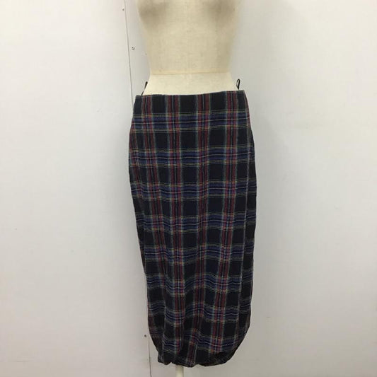 ザラ ZARA スカート ロングスカート L チェック マルチカラー / マルチカラー /  レディース USED 古着 中古 10107583