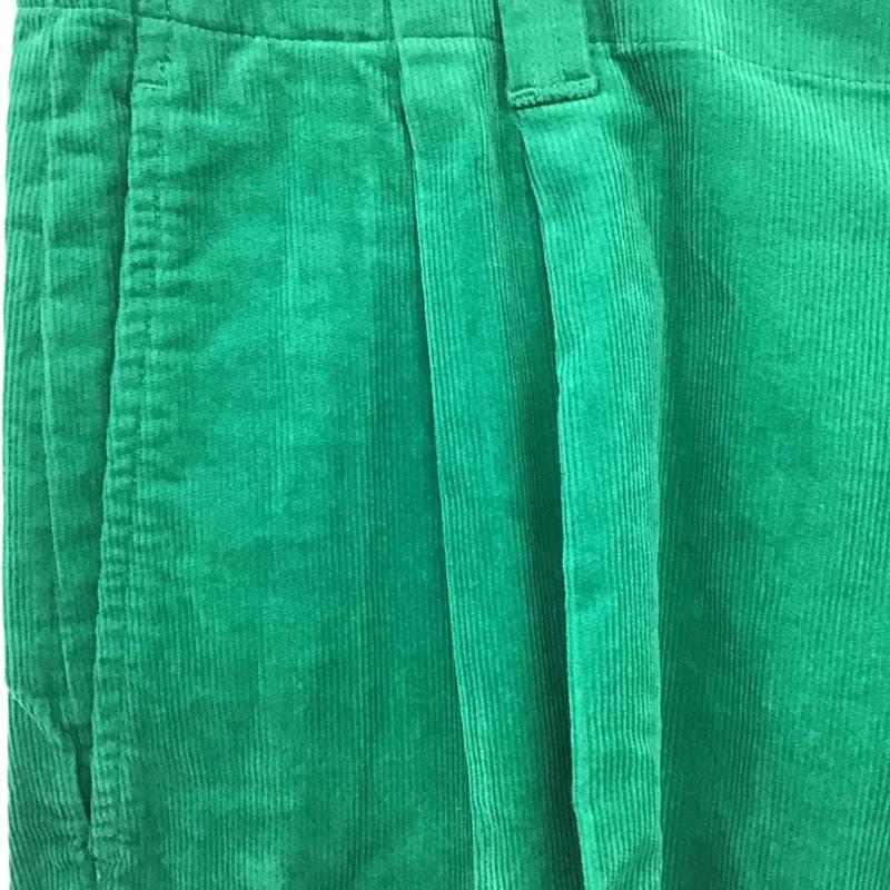 ユニクロ UNIQLO ボトムス ボトムス MARNI コーデュロイパンツ 3L 無地 緑 / グリーン /  メンズ USED 古着 中古 10121901