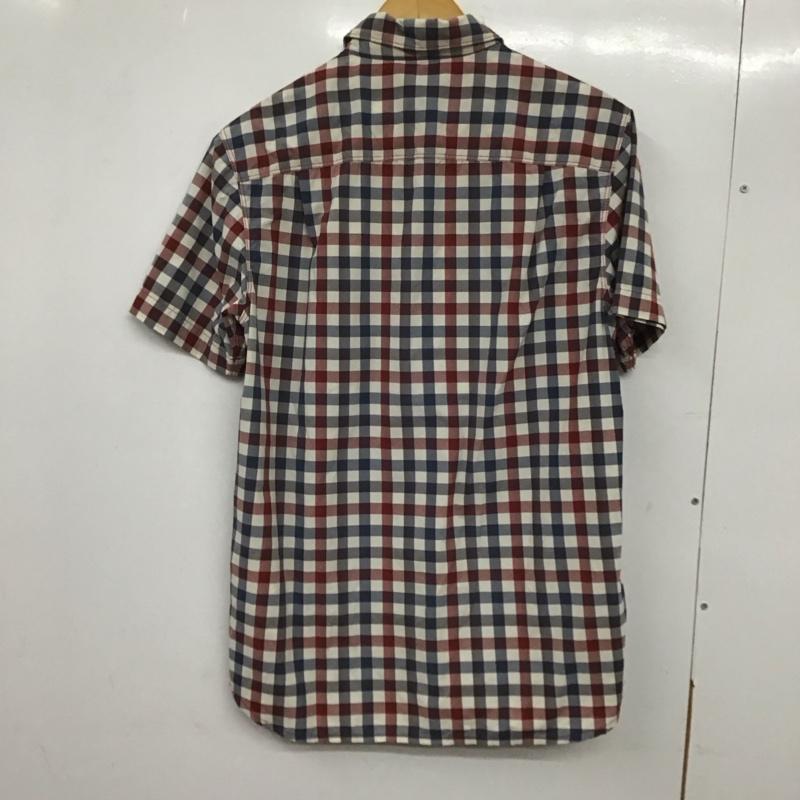 ザノースフェイス THE NORTH FACE シャツ、ブラウス 半袖 nf0a2umr 半袖シャツ チェックシャツ ポケットシャツ S ロゴ、文字 マルチカラー / マルチカラー /  メンズ USED 古着 中古 10138142