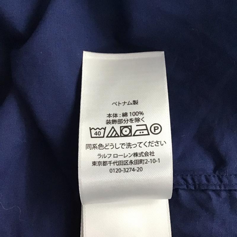 ラルフローレン RALPHLAUREN シャツ、ブラウス 長袖 710769409006 ボタンダウン XS ワンポイント 紺 / ネイビー /  メンズ USED 古着 中古 10119823