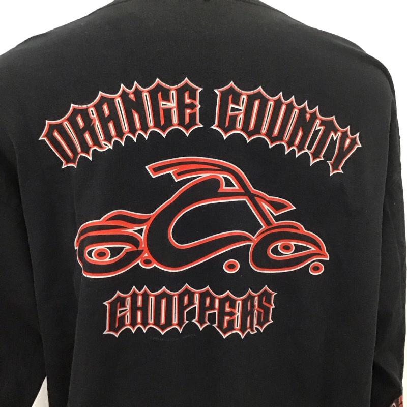 古着 USED カットソー 長袖 長袖カットソー クルーネックカットソー ロングスリーブカットソー プリントTシャツ プリント 黒 / ブラック /  メンズ USED 古着 中古 10113634