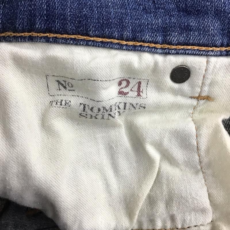 ポロバイラルフローレン Polo by RALPH LAUREN パンツ デニム、ジーンズ デニムパンツ スリムパンツ ストレッチパンツ 無地 インディゴ / インディゴ /  レディース USED 古着 中古 10115955