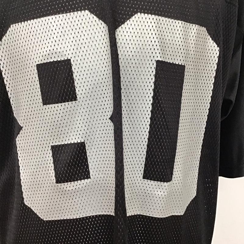 リーボック Reebok カットソー 半袖 半袖カットソー プリントTシャツ Vネックカットソー ユニフォーム L ロゴ、文字 黒 / ブラック /  メンズ USED 古着 中古 10120633