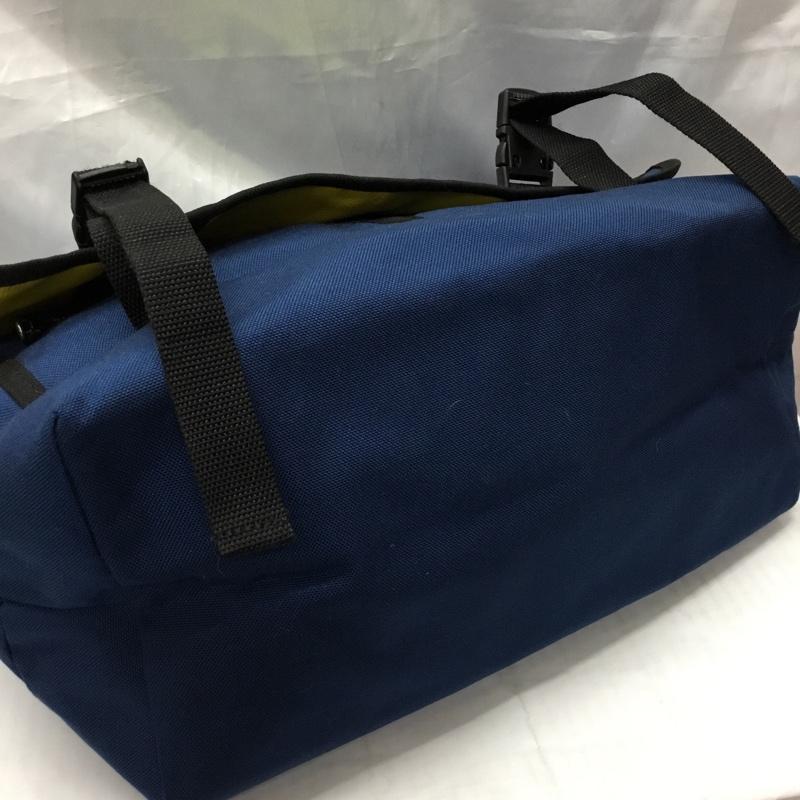 マンハッタンポーテージ Manhattan Portage メッセンジャーバッグ メッセンジャーバッグ ショルダーバッグ ロゴ、文字 紺 / ネイビー / X 黒 / ブラック /  メンズ USED 古着 中古 10110599