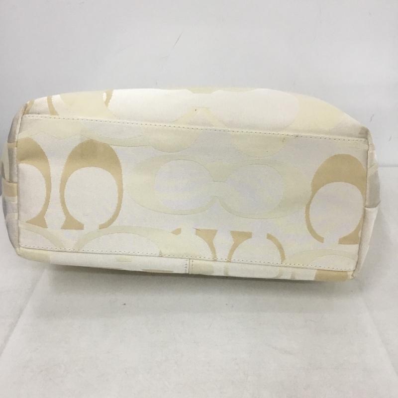 コーチ COACH トートバッグ トートバッグ F16911 シグネチャー 総柄 ベージュ / ベージュ / X 茶 / ブラウン /  レディース USED 古着 中古 10142816