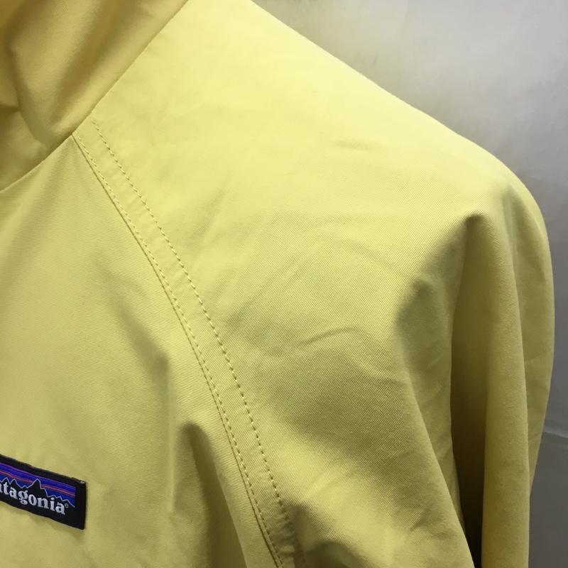 パタゴニア patagonia ジャケット、上着 ジャケット、ブレザー 28151sp19 BAGGIESJACKET ジップアップジャケット カジュアルジャケット S ロゴ、文字 黄 / イエロー /  メンズ USED 古着 中古 10114825