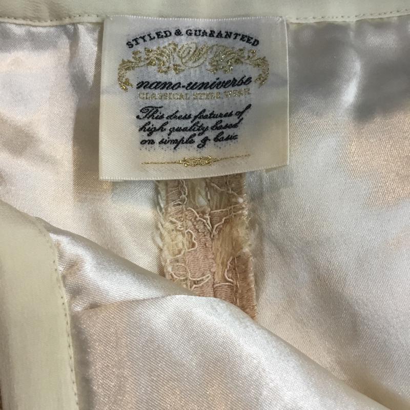 ナノユニバース nano・universe パンツ ショートパンツ レース S レース柄 ベージュ / ベージュ /  レディース USED 古着 中古 10048501