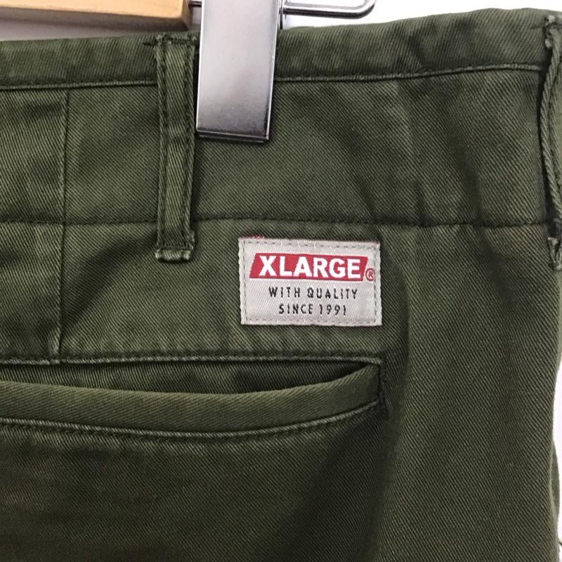 エクストララージ XLARGE パンツ ショートパンツ ショートパンツ ハーフパンツ カジュアルパンツ ミリタリーパンツ 32インチ 無地 カーキ / カーキ /  メンズ USED 古着 中古 10112750