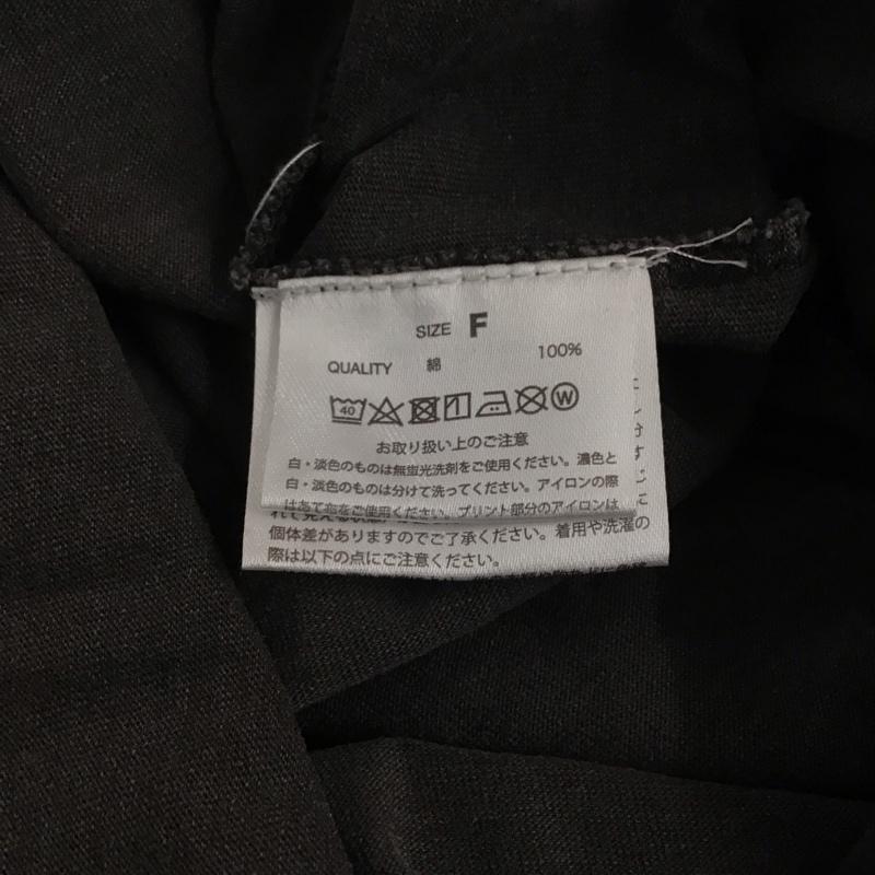 フリークスストア FREAK S STORE Tシャツ 半袖 FREE プリント チャコールグレー / チャコールグレー /  レディース USED 古着 中古 10144283