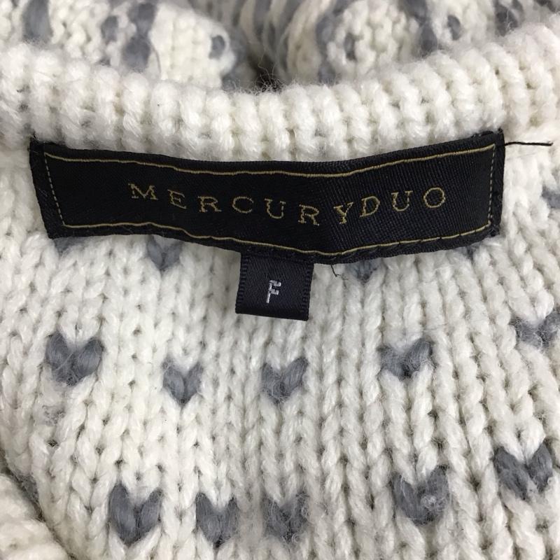 マーキュリーデュオ MERCURYDUO ワンピース ミニスカート ニットワンピース 半袖ワンピース フレアスカート FREE プリント マルチカラー / マルチカラー /  レディース USED 古着 中古 10114944