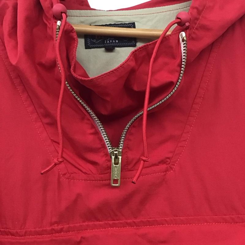 ビームス ジャパン BEAMS JAPAN ジャケット、上着 ジャケット、ブレザー プルオーバージャケットパーカー アウター M 無地 赤 / レッド /  メンズ USED 古着 中古 10146554