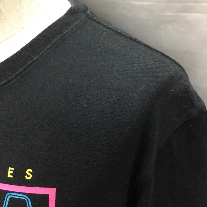 エクストララージ XLARGE Tシャツ 半袖 半袖カットソー プリントTシャツ クルーネックカットソー M ロゴ、文字 黒 / ブラック /  メンズ USED 古着 中古 10118658