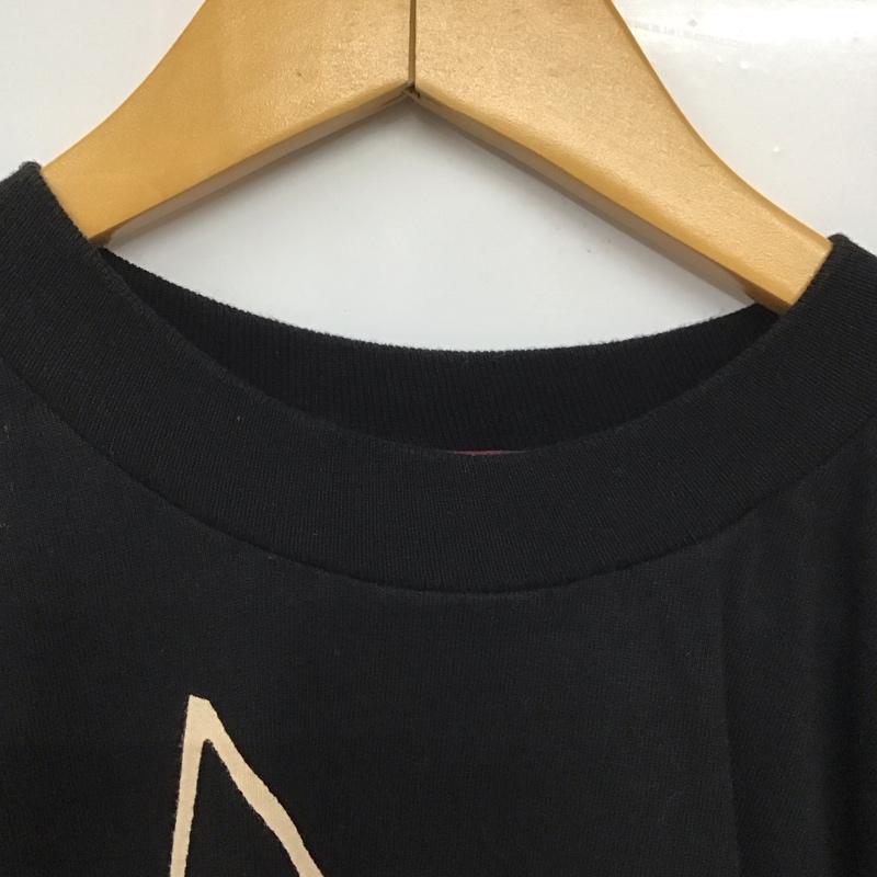 古着 USED Tシャツ 半袖 半袖カットソー プリントTシャツ クルーネックカットソー ヴィンテージ プリント 黒 / ブラック /  メンズ USED 古着 中古 10132344
