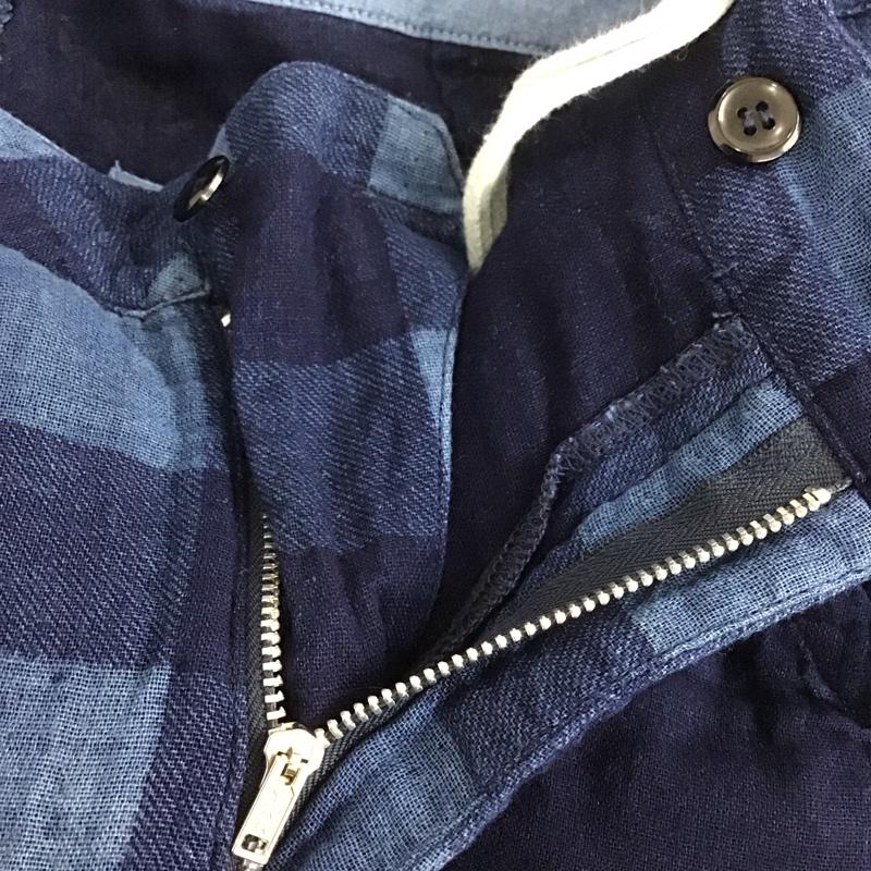 ガイジンメイド GAIJIN MADE パンツ ショートパンツ ハーフパンツ ショートパンツ カジュアルパンツ チェックパンツ 3 チェック 青 / ブルー /  メンズ USED 古着 中古 10106539