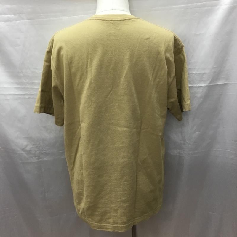 ザノースフェイス THE NORTH FACE Tシャツ 半袖 nt32248 NuptseCottonS/STee 半袖カットソー XL ロゴ、文字 ベージュ / ベージュ /  メンズ USED 古着 中古 10116687