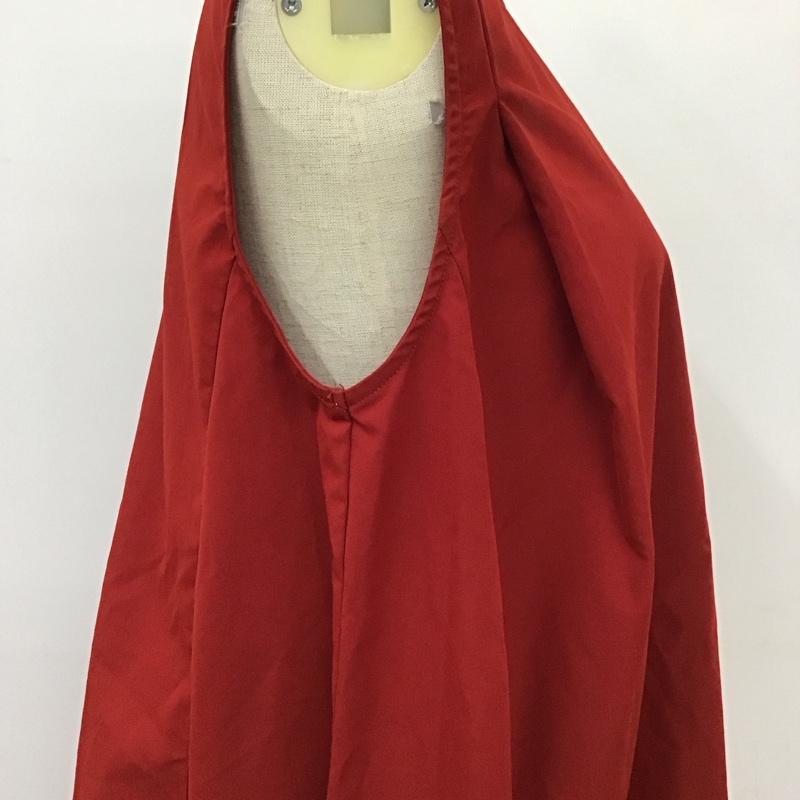 アルシーヴ archives ワンピース ロングスカート PHA19013 ノースリーブ Aライン M 無地 赤 / レッド /  レディース USED 古着 中古 10115509