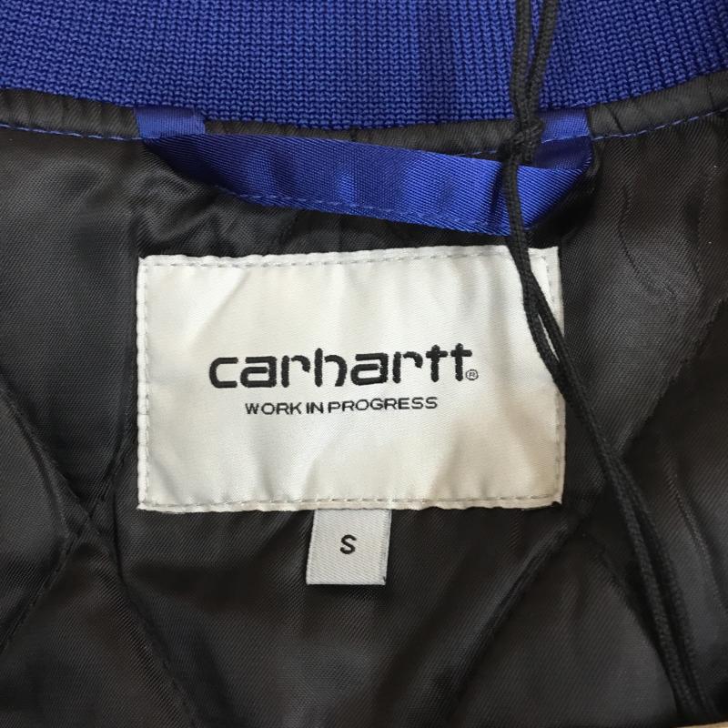 カーハートダブリューアイピー Carhartt WIP ジャケット、上着 ジャンパー、ブルゾン I032993 CLASS OF 89 BOMBER JACKET S ロゴ、文字 青 / ブルー /  メンズ USED 古着 中古 10140258