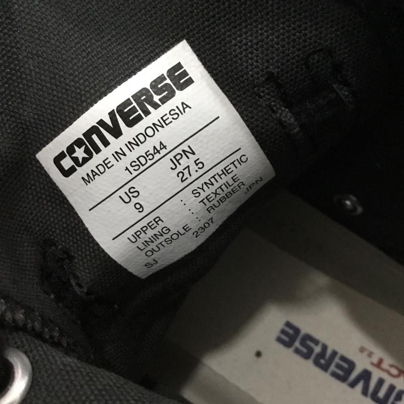 コンバース CONVERSE スニーカー スニーカー 1SD544 ALL STAR TREKWAVE SL SHIN-HI 厚底 27.5cm 箱有 27.5cm ロゴ、文字 黒 / ブラック /  メンズ USED 古着 中古 10142069