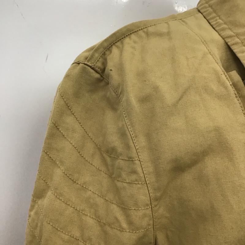 アルマーニエクスチェンジ A/X ARMANIEXCHANGE ジャケット、上着 ジャケット、ブレザー ジップアップジャケット コットンライダースジャケット ジャンパー カジュアルジャケット S 無地 ベージュ / ベージュ /  メンズ USED 古着 中古 10106315