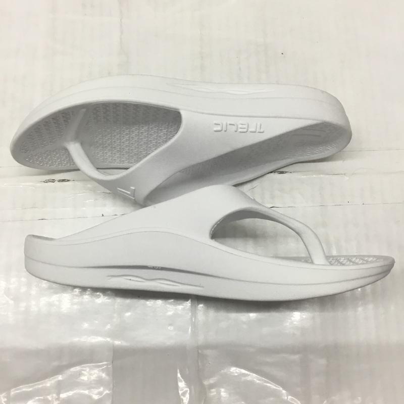 テリック TELIC サンダル サンダル FLIP FLOP 25.5-26 M 無地 白 / ホワイト /  メンズ USED 古着 中古 10122333