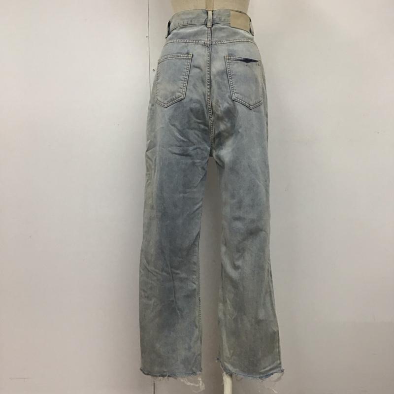 ジーナシス JEANASIS パンツ デニム、ジーンズ JS050358MR M 無地 水色 / ライトブルー /  レディース USED 古着 中古 10109355