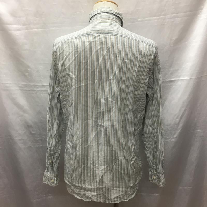 ラコステ LACOSTE シャツ、ブラウス 長袖 長袖シャツ カラーシャツ 長袖カットソー ストライプシャツ 4 ロゴ、文字 マルチカラー / マルチカラー /  メンズ USED 古着 中古 10120858