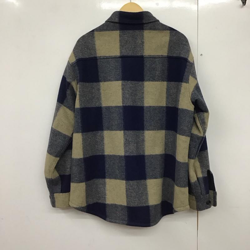 ユニクロ UNIQLO ジャケット、上着 ジャケット、ブレザー 311-428994 オーバーシャツジャケット アウター XL チェック マルチカラー / マルチカラー /  メンズ USED 古着 中古 10141010