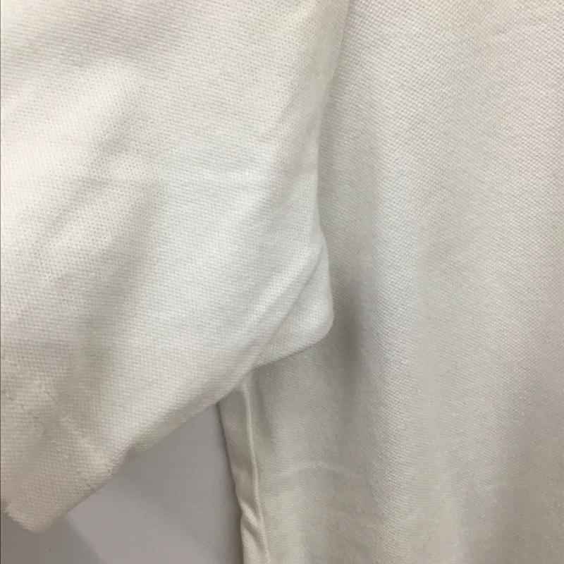 トミーヒルフィガー TOMMY HILFIGER Tシャツ 半袖 半袖カットソー 無地Tシャツ クルーネックカットソー XL ロゴ、文字 白 / ホワイト /  メンズ USED 古着 中古 10132420