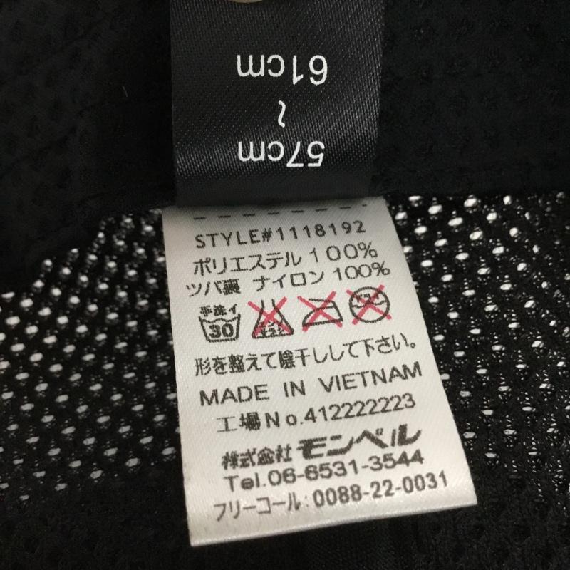 モンベル mont-bell 帽子 キャップ 1118192 3Dメッシュキャップ ロゴ、文字 黒 / ブラック /  メンズ USED 古着 中古 10150011
