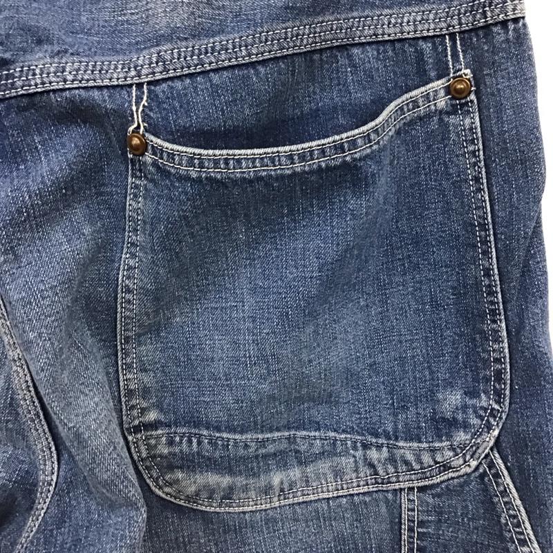 オアスロウ orSlow パンツ デニム、ジーンズ デニムパンツ ストレートパンツ ワイドパンツ カジュアルパンツ 2号 無地 インディゴ / インディゴ /  メンズ USED 古着 中古 10119011