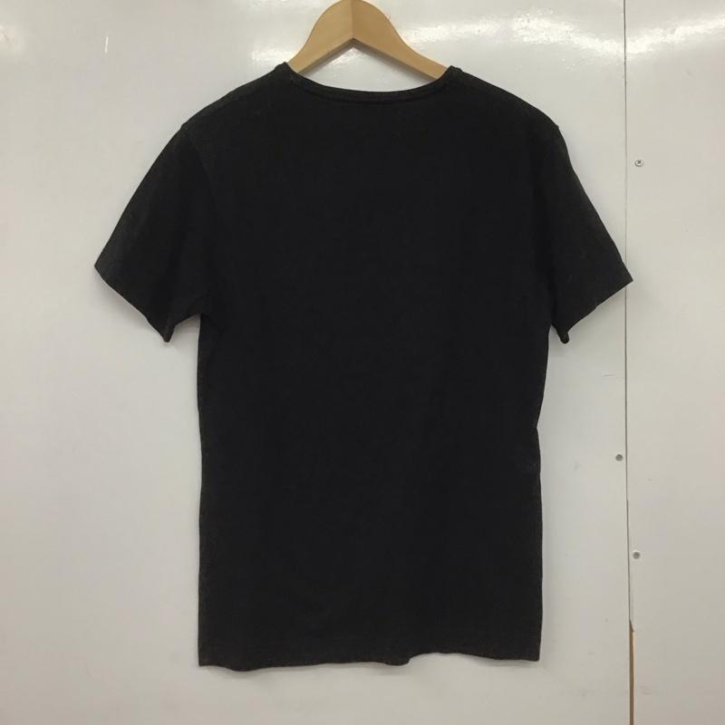 カルヴァン クライン ジーンズ Calvin Klein Jeans Tシャツ 半袖 半袖カットソー プリントTシャツ クルーネックカットソー M ロゴ、文字 黒 / ブラック /  メンズ USED 古着 中古 10148249