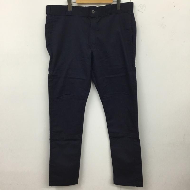 ディッキーズ Dickies パンツ ワークパンツ、ペインターパンツ ワークパンツ ワイドパンツ カジュアルパンツ 38 無地 紺 / ネイビー /  メンズ USED 古着 中古 10122241