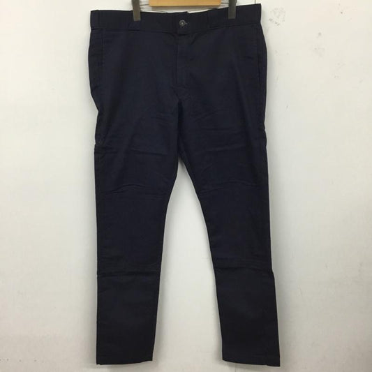 ディッキーズ Dickies パンツ ワークパンツ、ペインターパンツ ワークパンツ ワイドパンツ カジュアルパンツ 38 無地 紺 / ネイビー /  メンズ USED 古着 中古 10122241