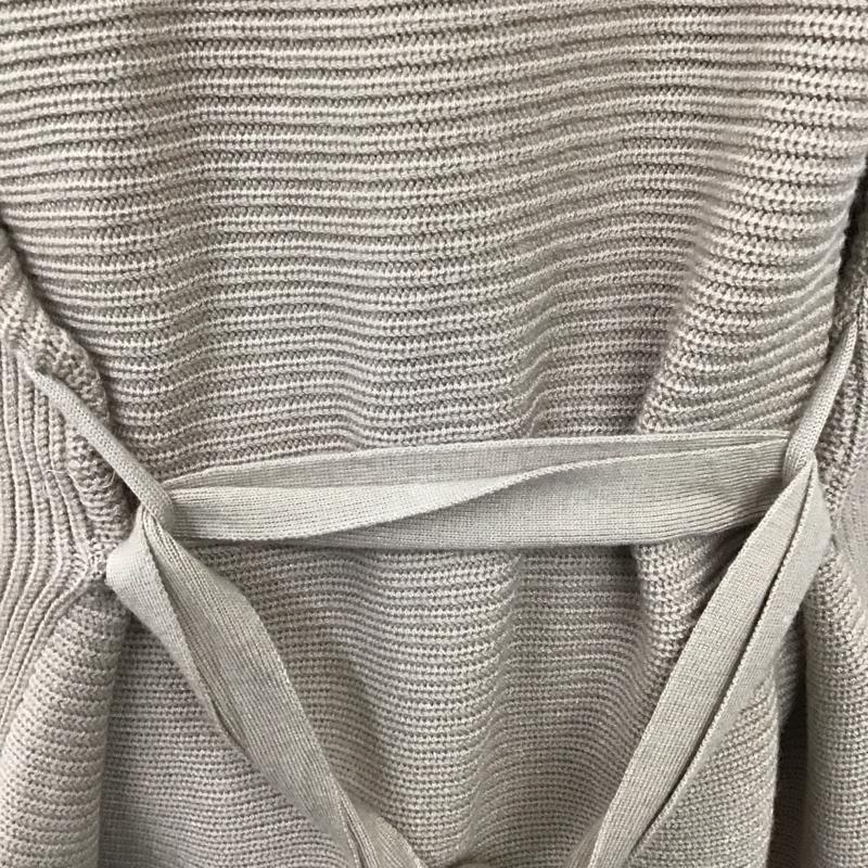 ザラ ZARA カーディガン 長袖 5536 117 711 ガウン S 無地 ベージュ / ベージュ /  レディース USED 古着 中古 10118463