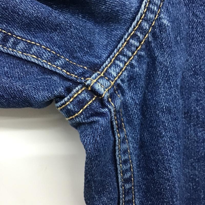 ザラ ZARA パンツ デニム、ジーンズ 36 無地 インディゴ / インディゴ /  レディース USED 古着 中古 10106146