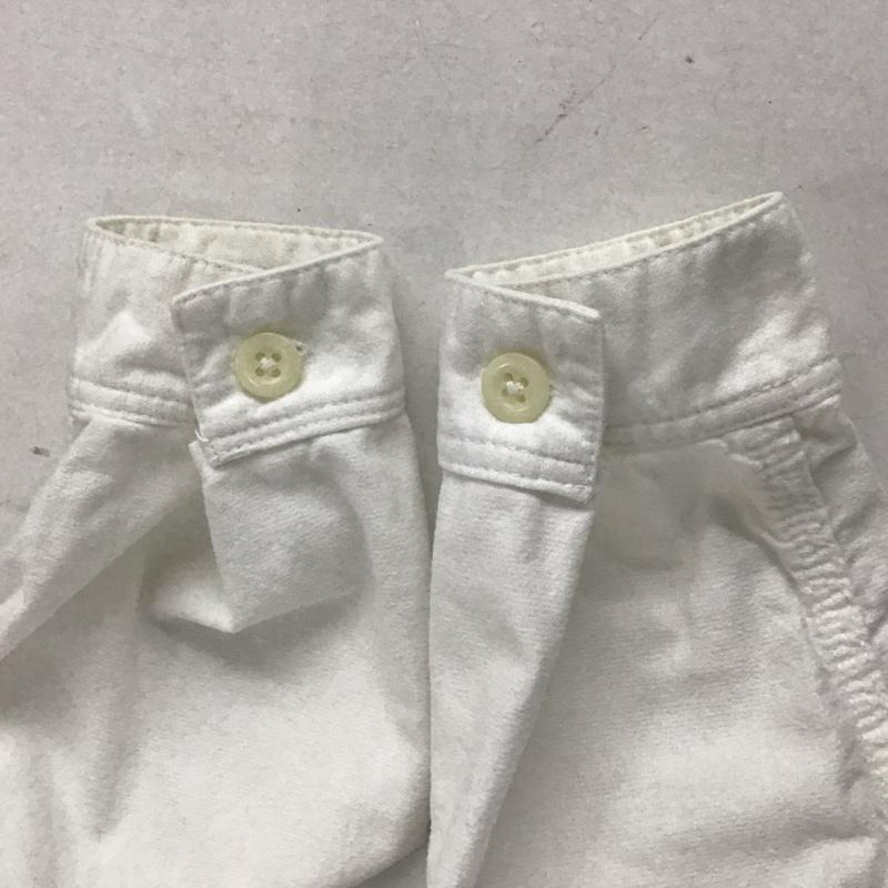 エムエイチエル MHL. シャツ、ブラウス 長袖 長袖シャツ 無地シャツ ノーカラーシャツ M 無地 白 / ホワイト /  メンズ USED 古着 中古 10131769